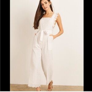 Storia white lace jumpsuit romper boutique